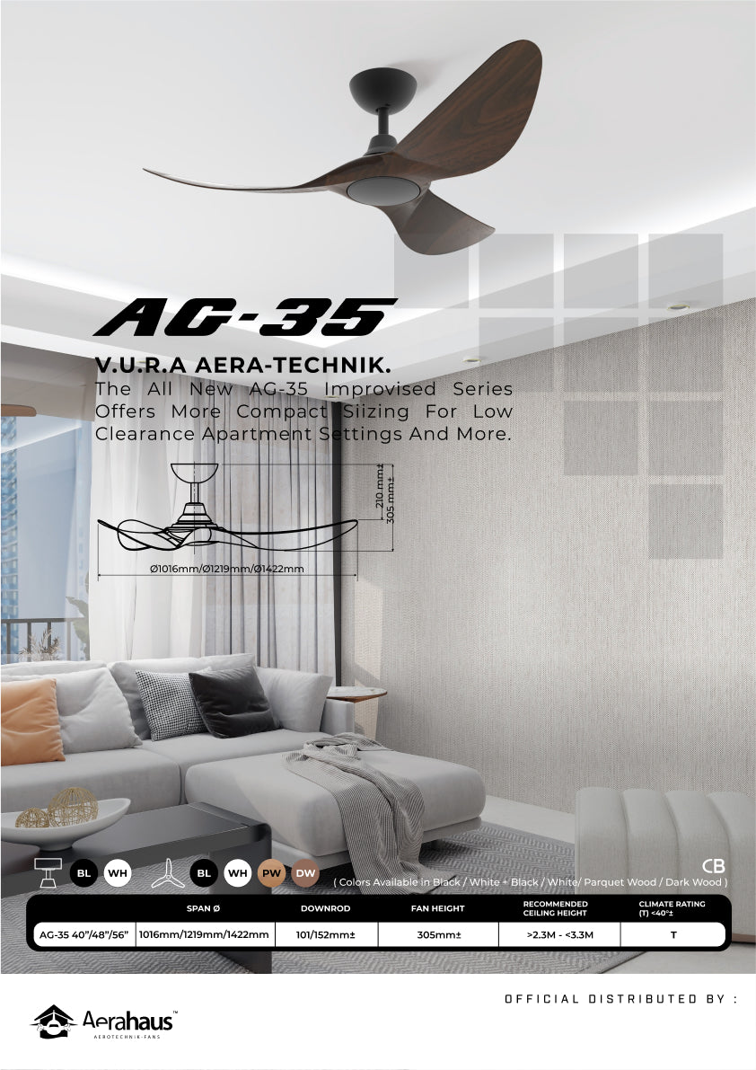 AG-35 Aerahaus Technik DC 천장 선풍기