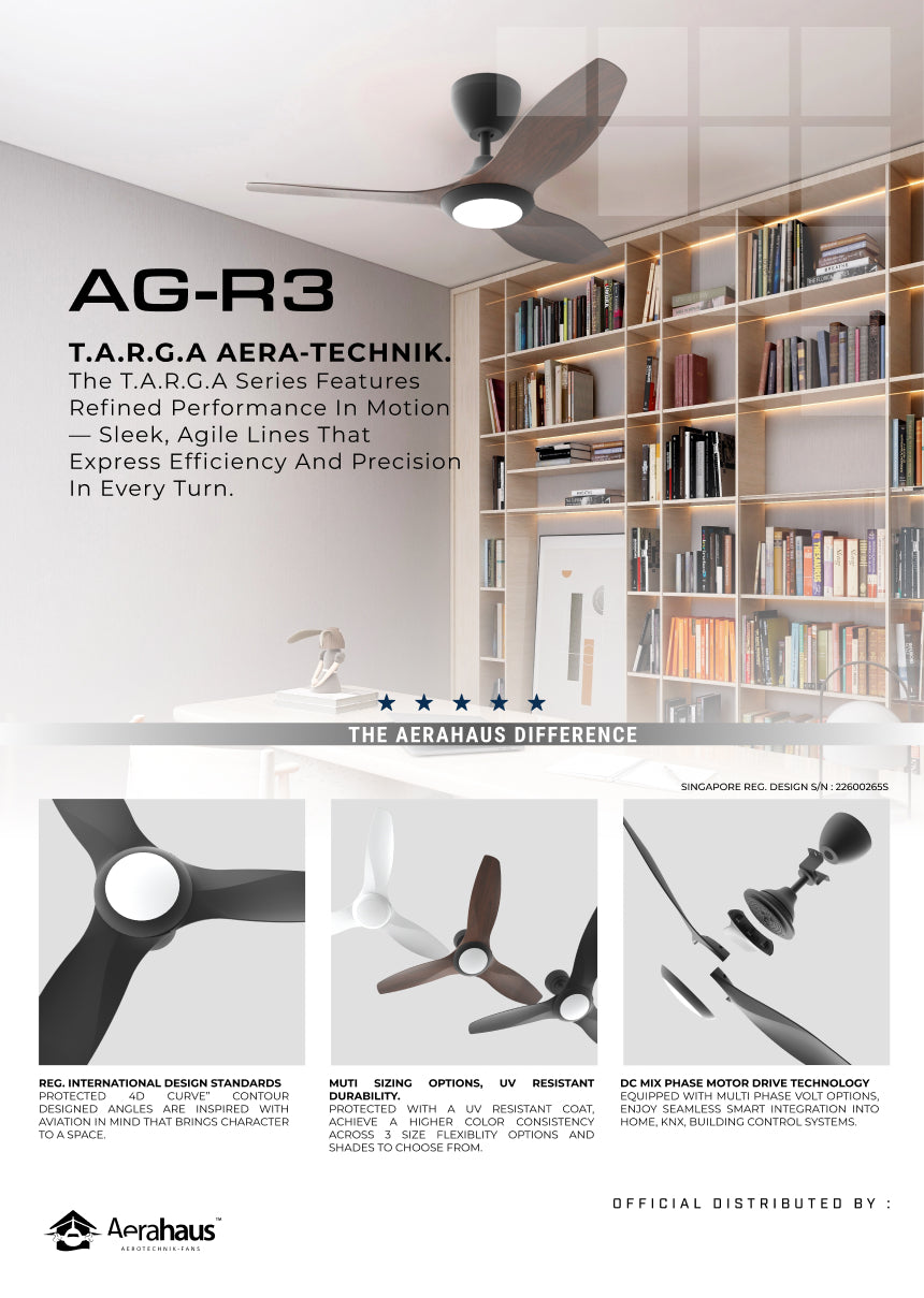 AG-R3 Aerahaus Technik DC 천장 선풍기