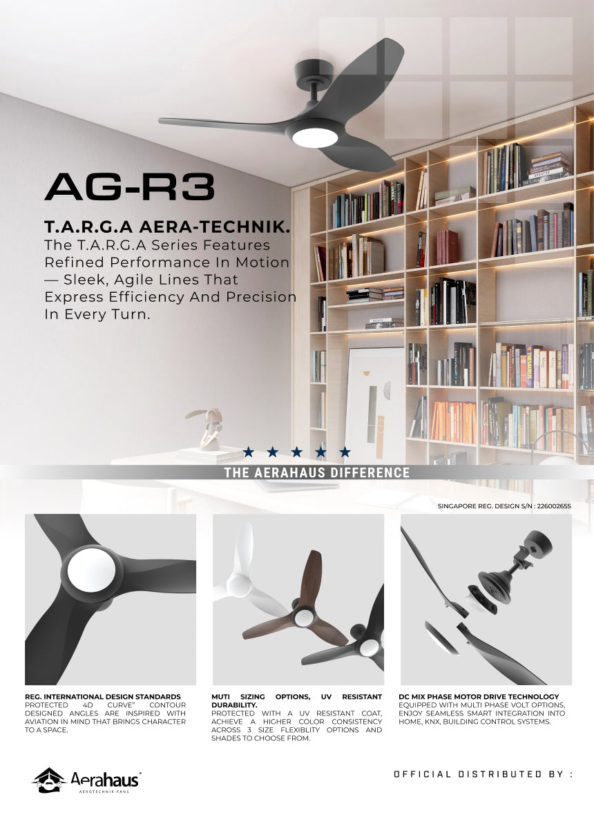 AG-R3 Aerahaus Technik DC 천장 선풍기