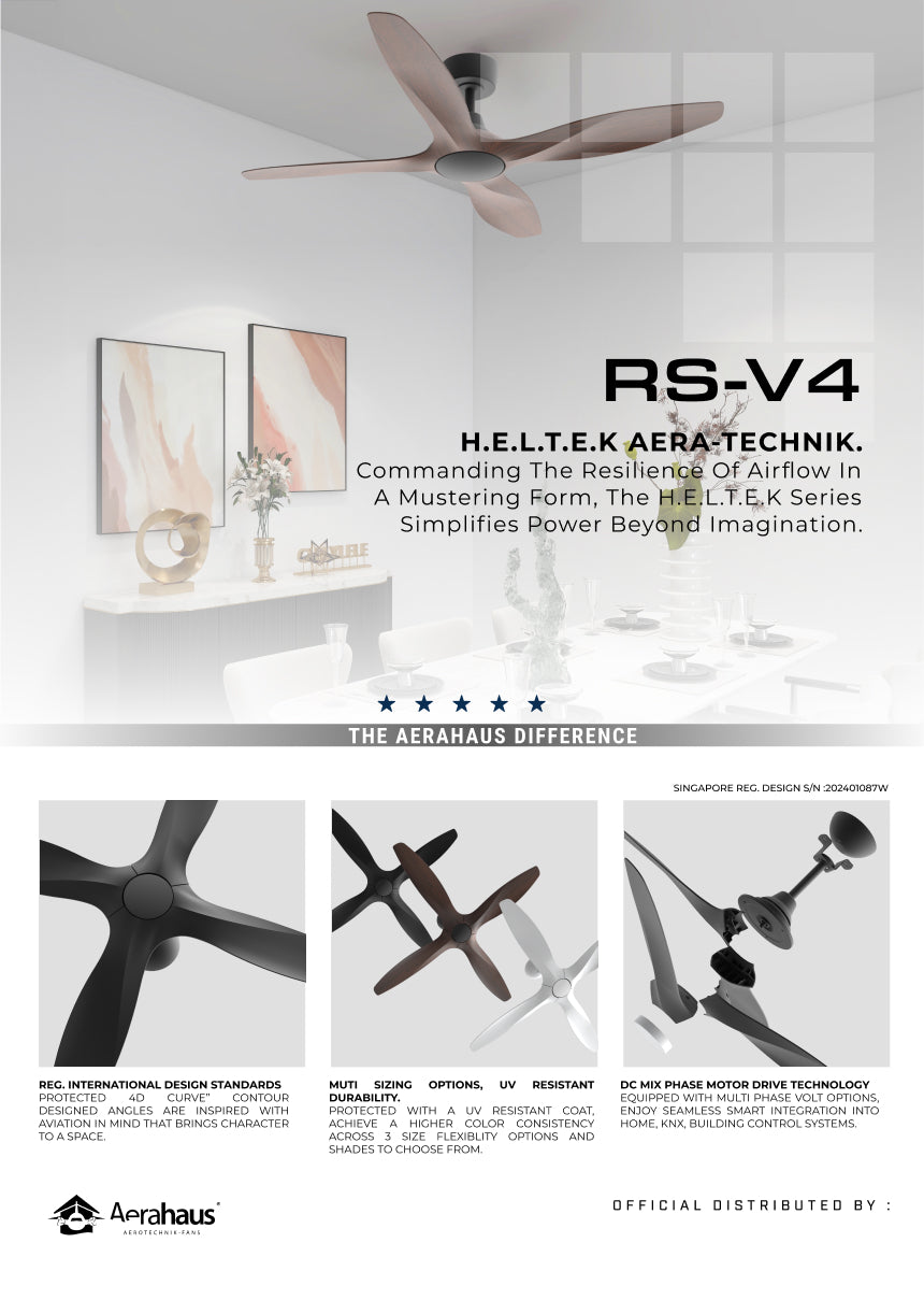 RS-V4 Aerahaus Technik DC 천장형 팬