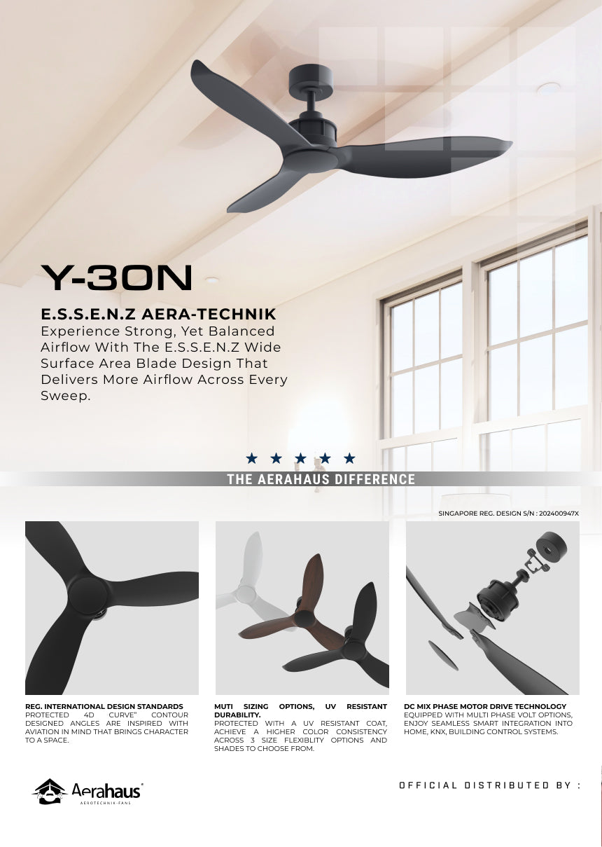 Y-30N Aerahaus Technik DC 천장 선풍기